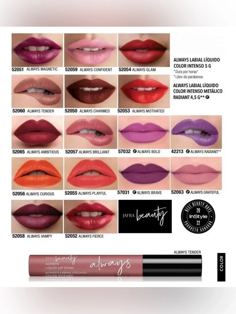 JAFRA Always Liquid Lip Stain Always ambitious Red Lip Color